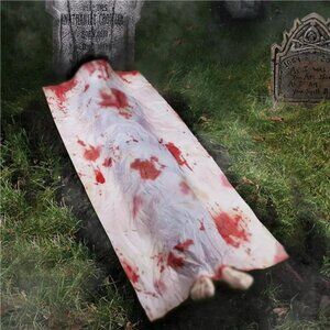 Halloween Decorations Outdoor Props 63" Scary Dead Body Halloween Prop